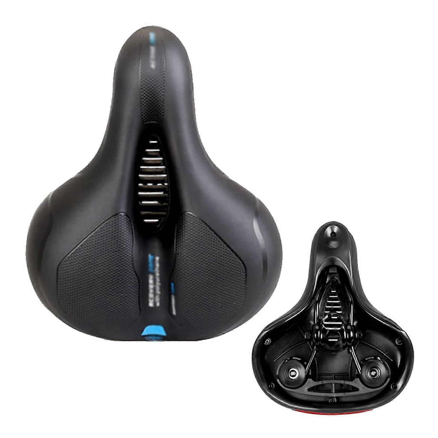 Rennradsattel Ergonomic Memory Foam Bicycle Seat Black Non-Slip Breathable Honeycomb Surface Universal Fit