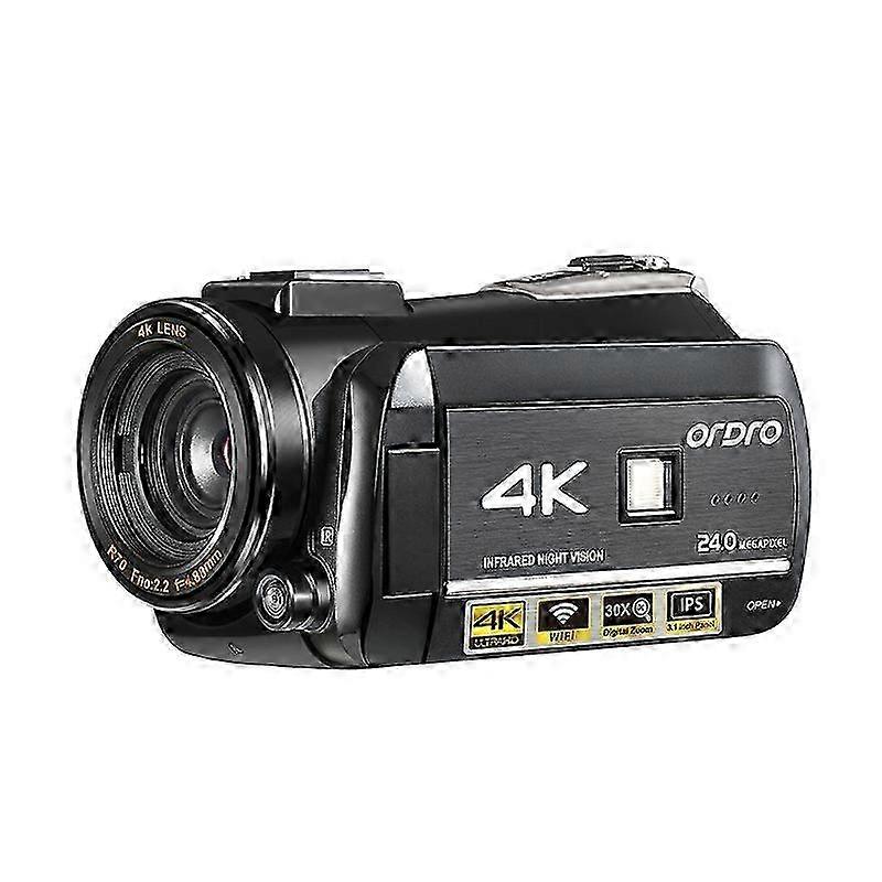 Ordro ac3 3.1 אינץ ips מסך 4k מלא hd 13mp ראיית לילה wifi מצלמת וידאו חיה dv מצלמה דיגיטלית, סגנון: סטנדרטי