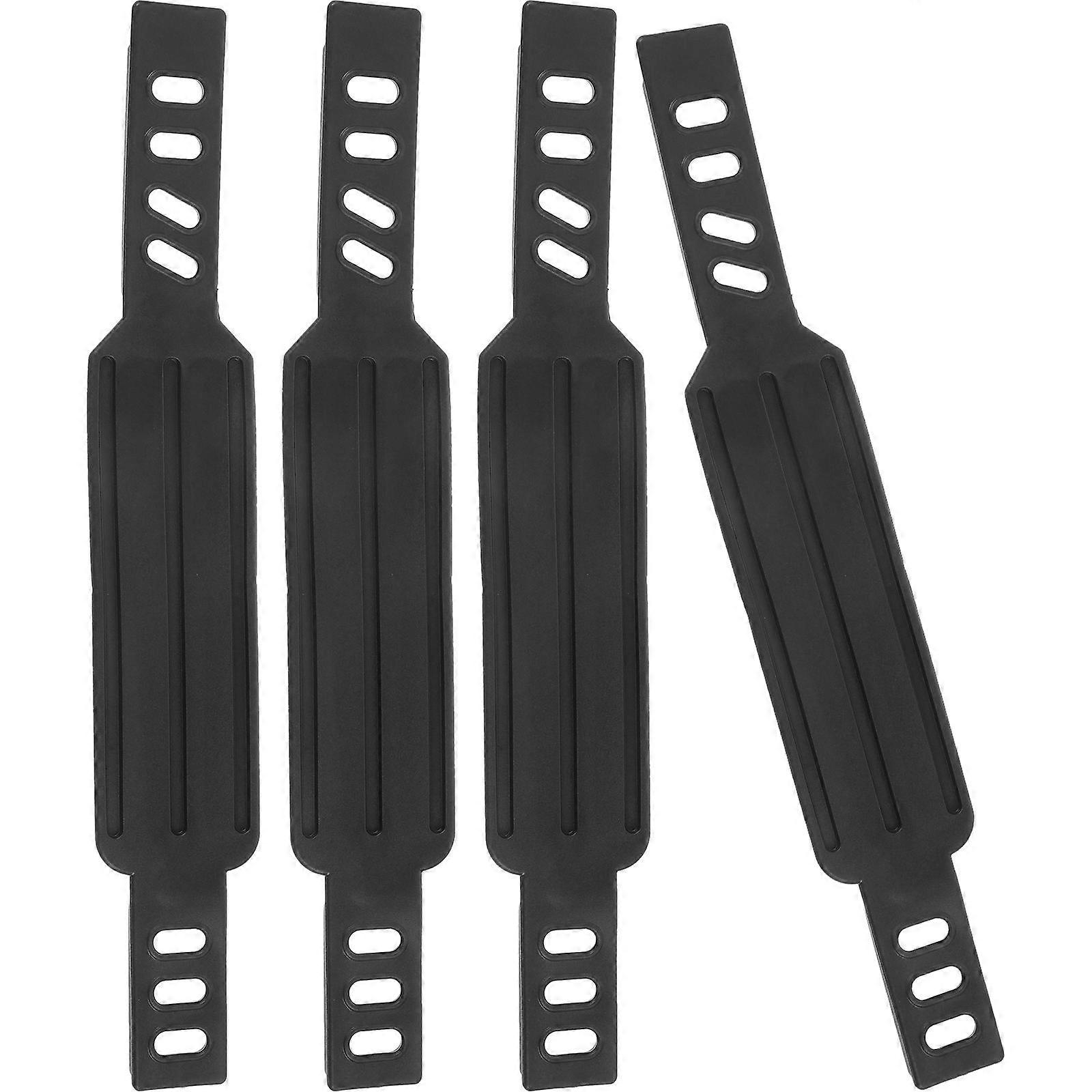 Exercise Bike Pedal Straps Anti-Slipping Adjustable Durable Fixing 2 Pairs