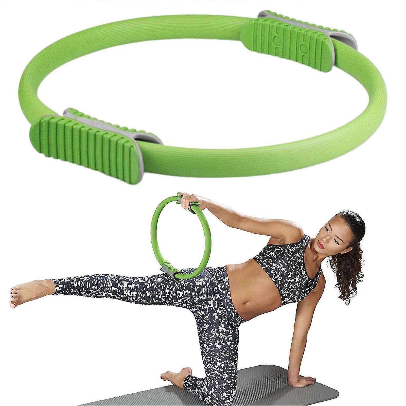 Leg Yoga Ring T Trainer, Fitness Circle Inner T Trainer, Leg Exercise Ring for Outer T and Chest (14.9')