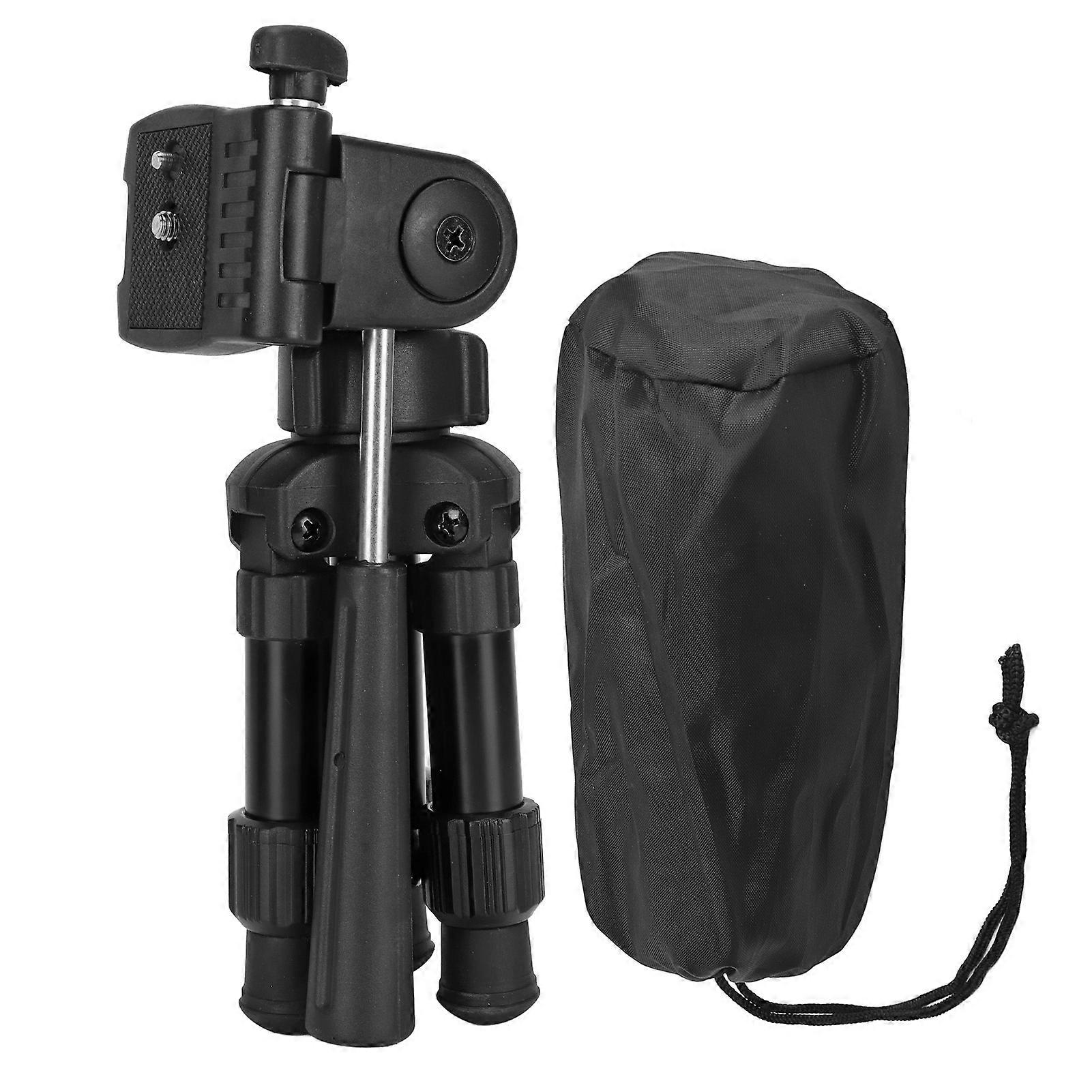 Mini Tripod Portable Lightweight 360 Degree Rotating Desktop Tripod with Quick Release Plate for Camera Phone