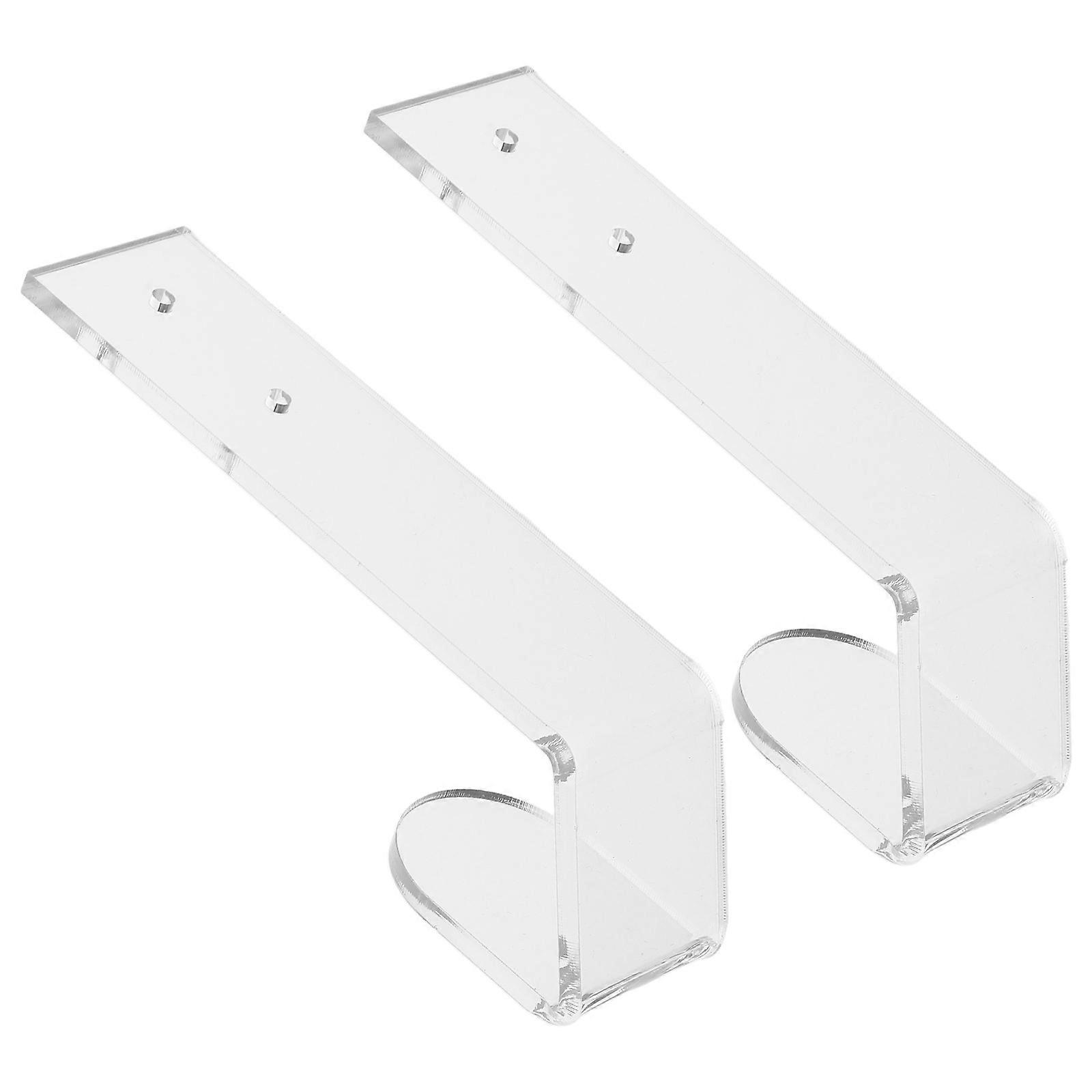 2pcs Universal Keyboard Wall Mount Rack for Gaming & Mechanical Keyboards – Easy Installation Wall Mounted Holder for Desktop Organization