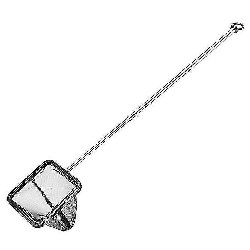 Aquarium Fish Net with Extendable Stainless Steel Long Handle, Fine Mesh Fish Net for Fish Tank