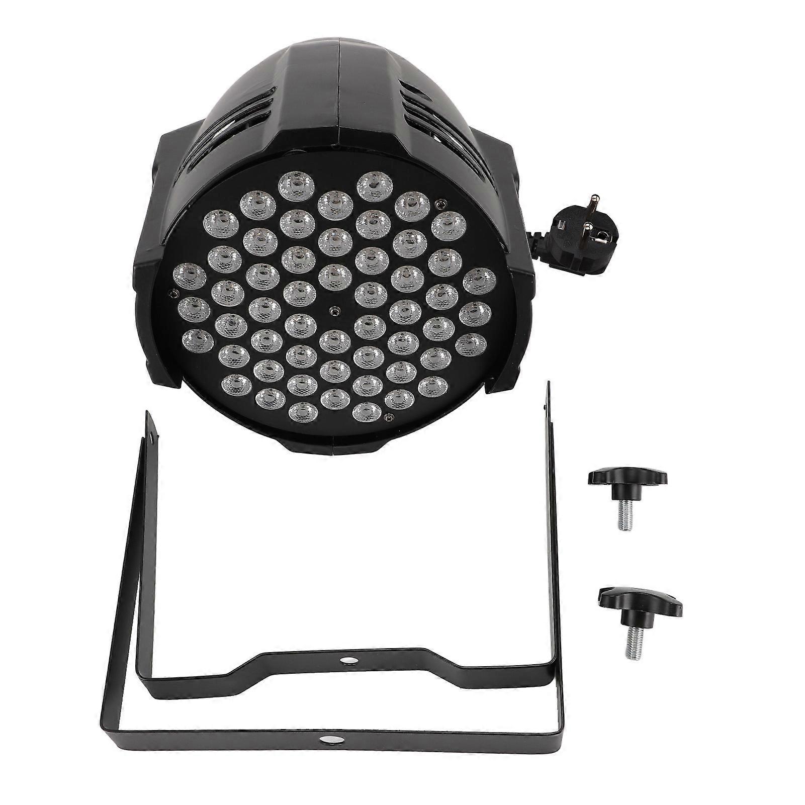 LED Stage Light 54x3W DMX 512 Control Sound Activated RGB Full Color DJ Par Lights for Stage Concert Party Wedding EU Plug 100‑240V