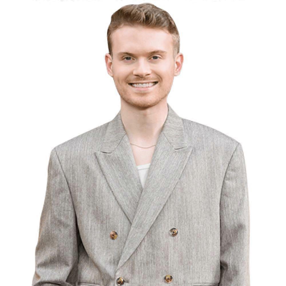 Max Balegde (Grey Suit) Half Body Buddy Cutout