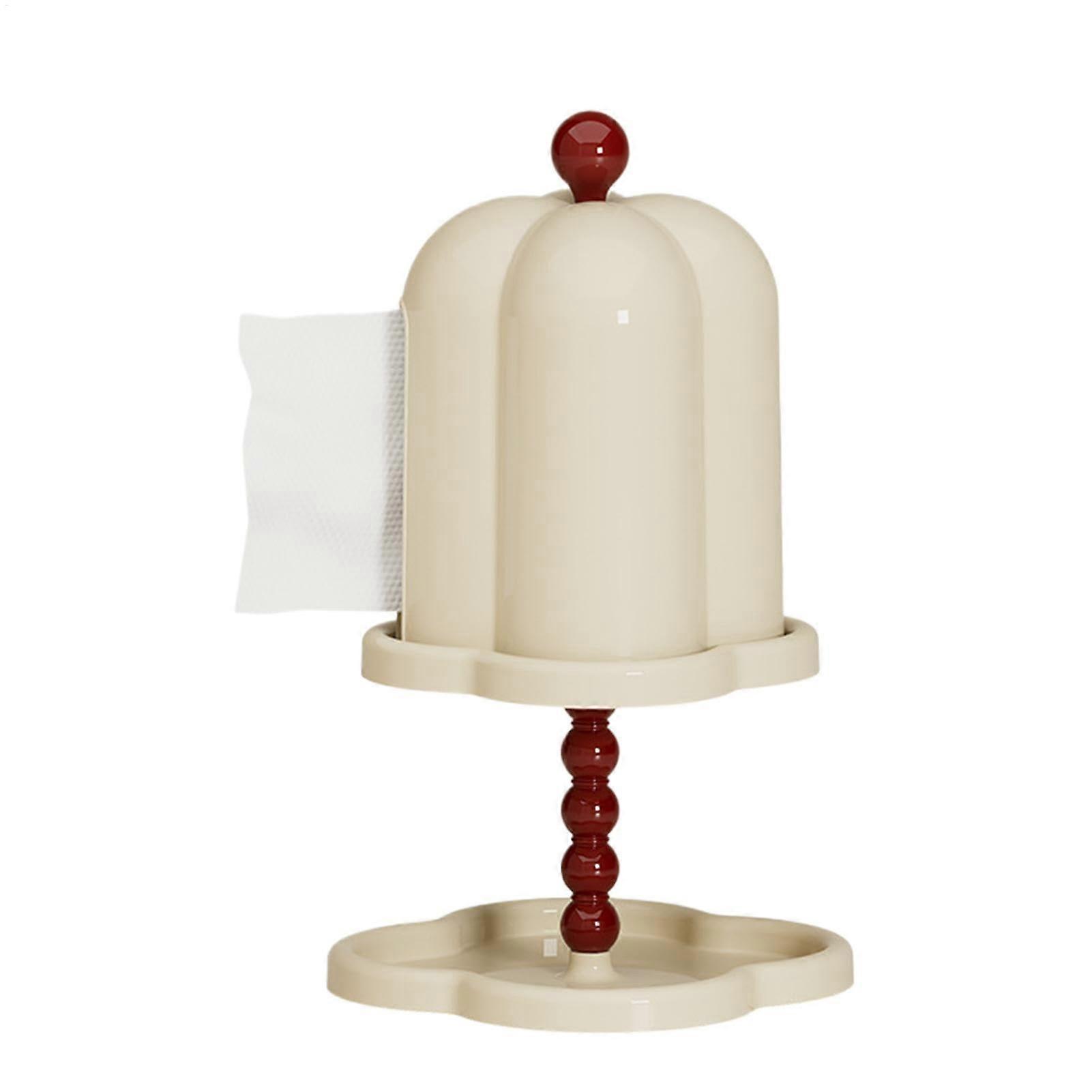 Creative tissue dispenser with lid for home, workplace creamy Ref: 7794