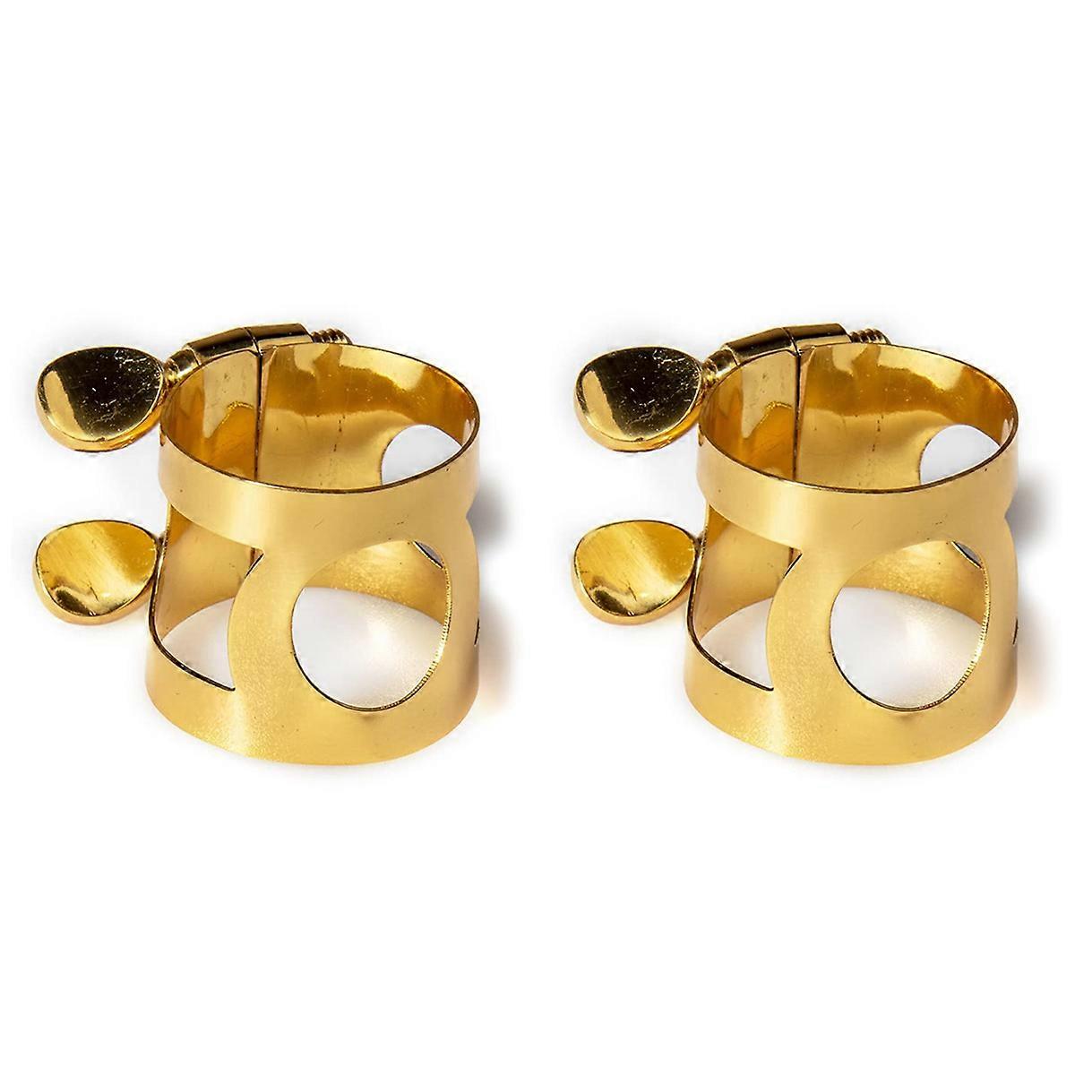Alto Sax Ligature Fastener Double Screws Brass Ligature for Saxophone Mouthpiece