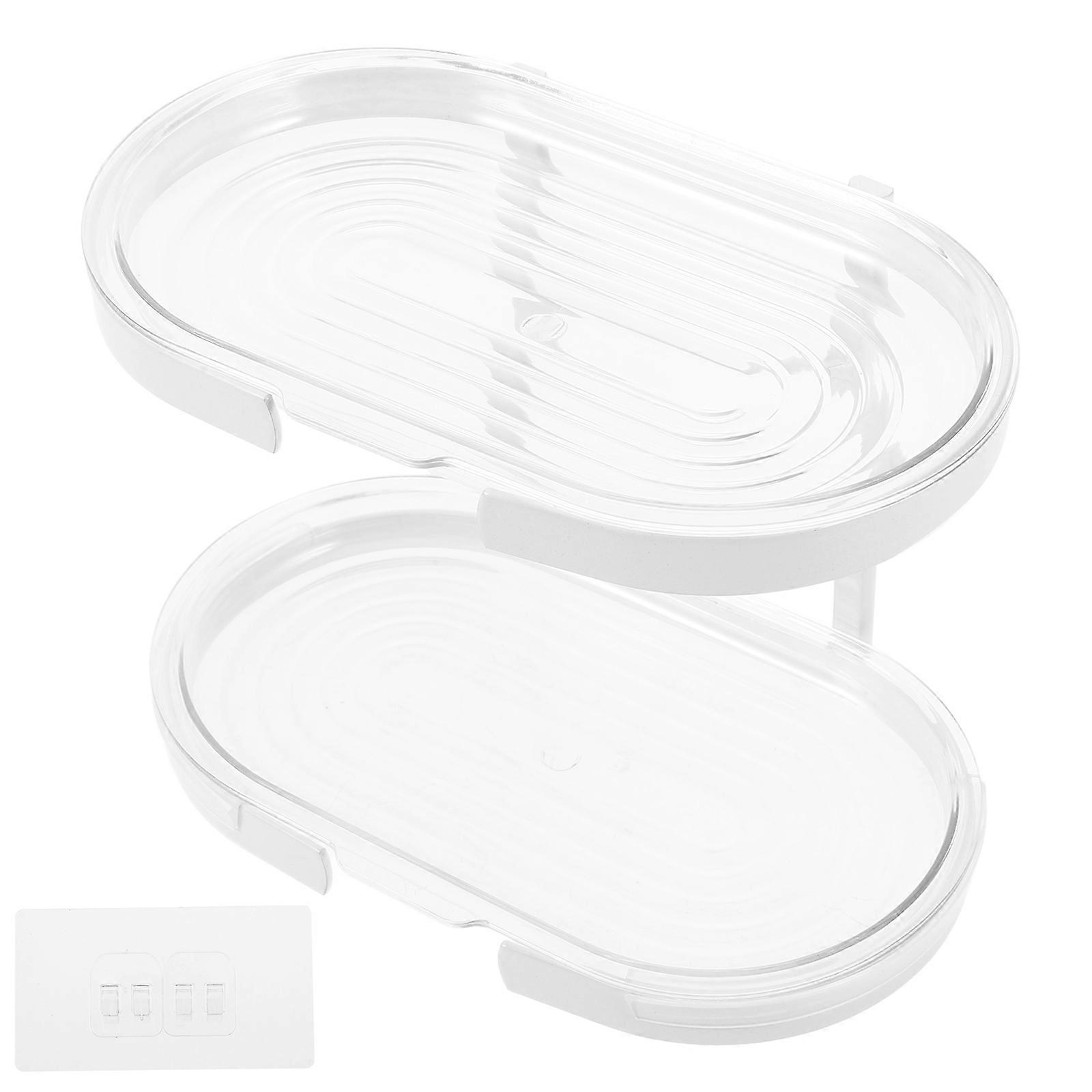 Soap Drainage Rack Transparent Soap Rack Kitchen Accessories Multipurpose 16.00X12.00X10.50CM 1Pack