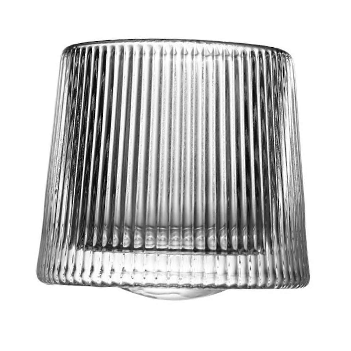 Rotating Whisky Glass 1 Piece Unique Design for Bar Pub Restaurant Insulated Base Structure Distinctive Light Refraction