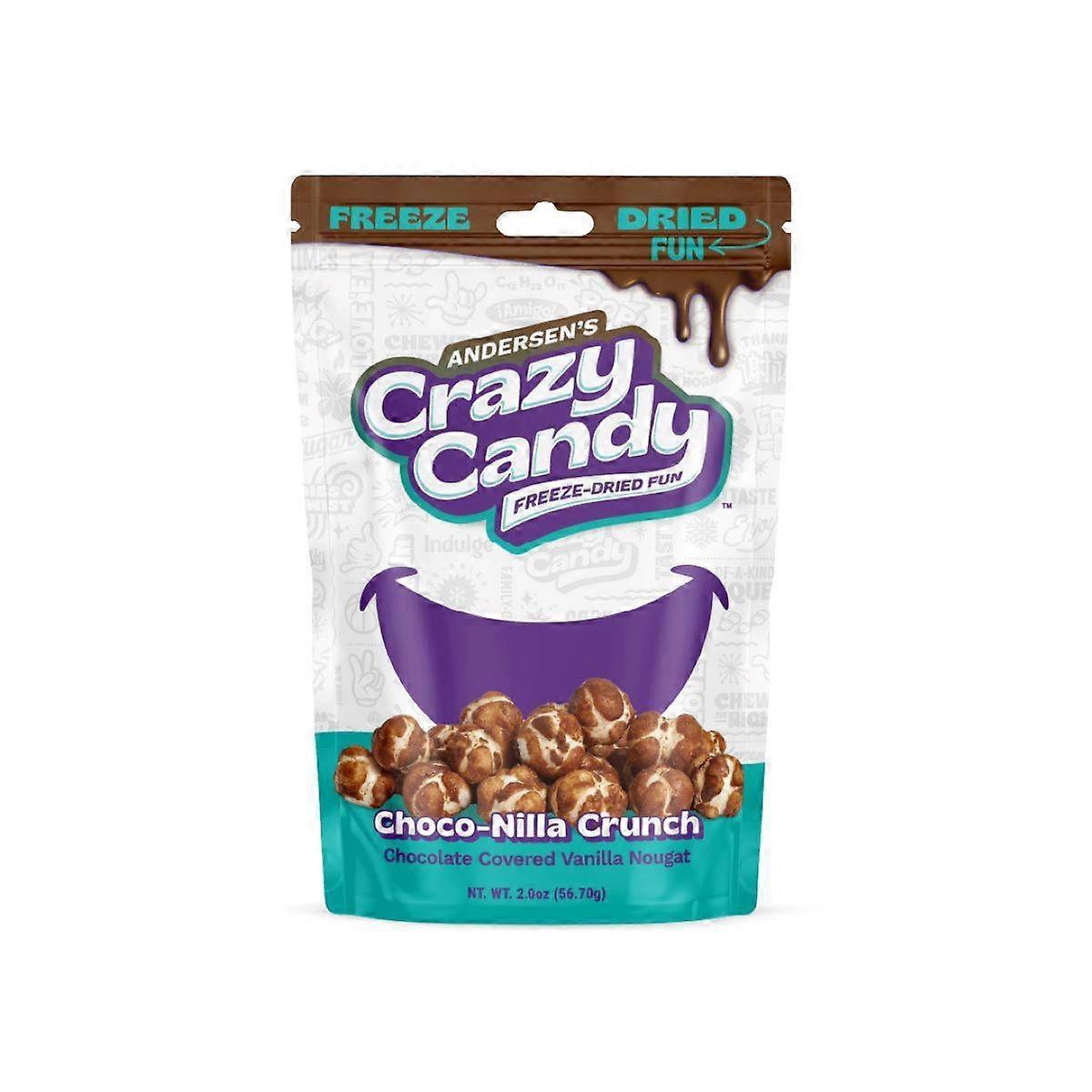 Crazy Candy Freeze Dried Candy - Choco-nilla Crunch - 2oz