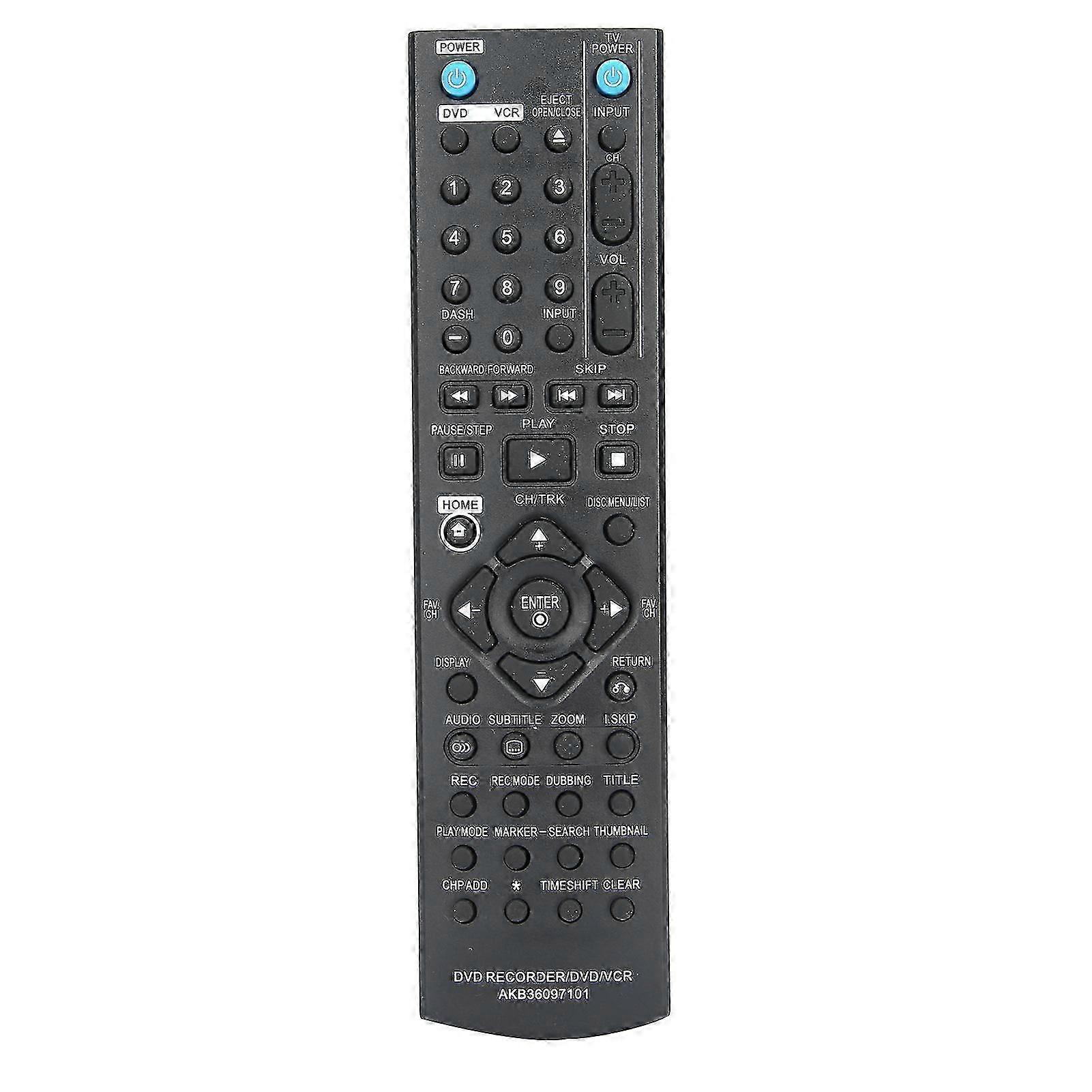 Remote Control Replacement for LG RC286H RC297H RC397H DVD VCR DVDR Recorders