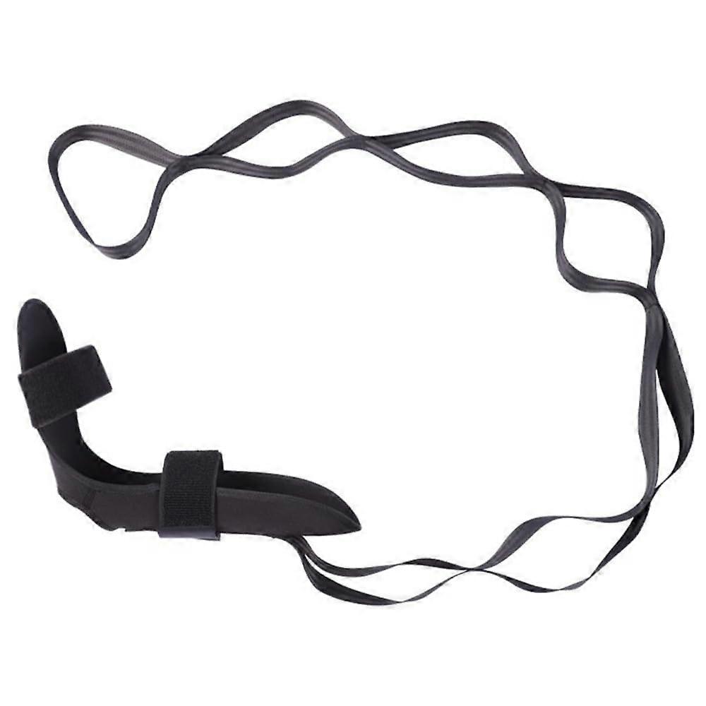 ヨガストレッチストラップ ヨガリハビリテーションベルトストレッチストラップエクササイズピラティスと体操用ブラック