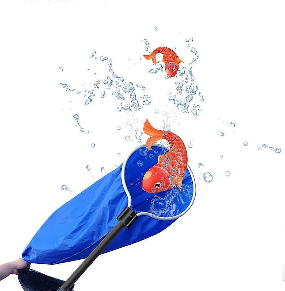 Koi Fish Sock Net, SemiPermeable Soft Koi Nets Transfer Sock Aquarium Netting Long Handle