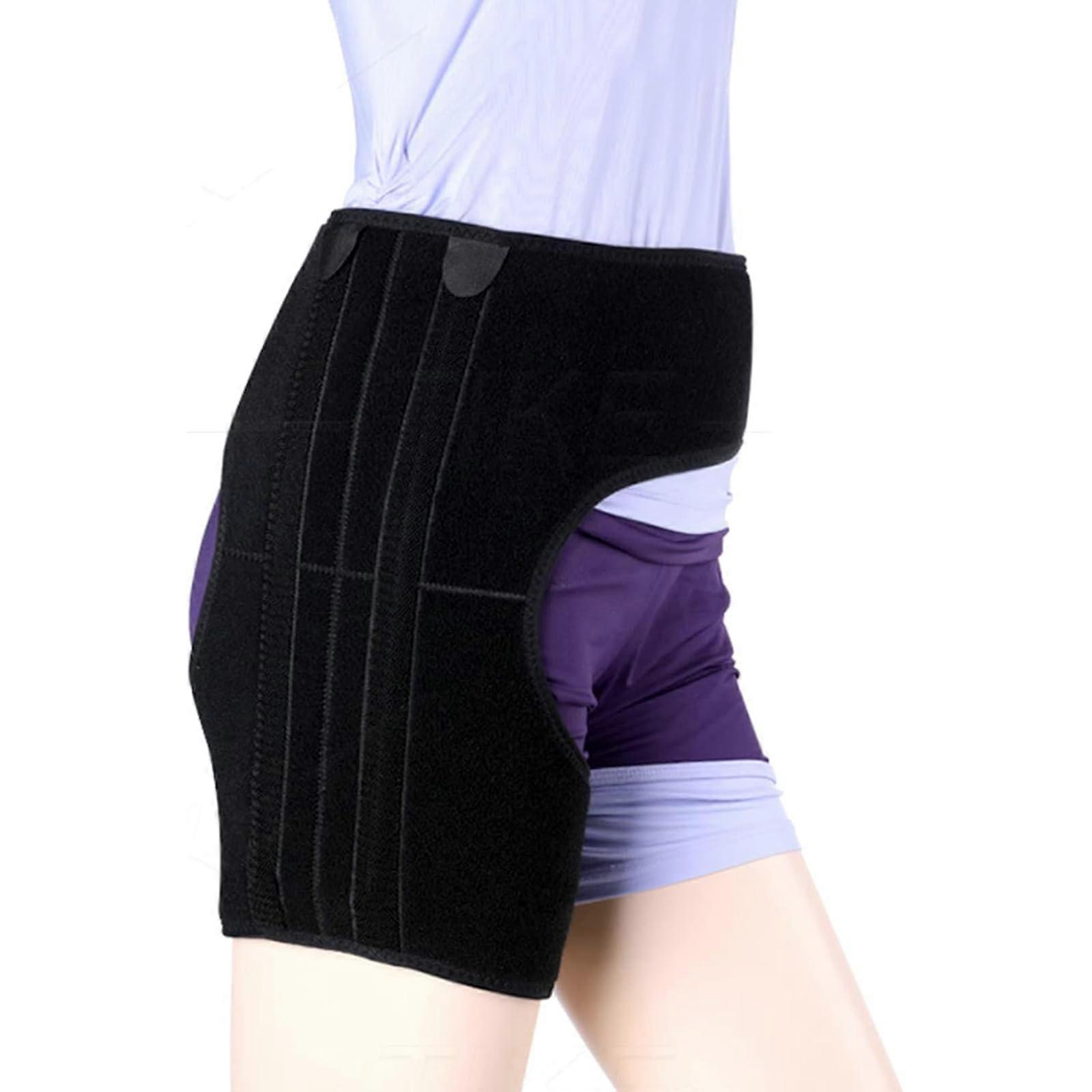 Hip Brace  Groin Support Bandage with Adjustable Compression Wrap for Pain Relief
