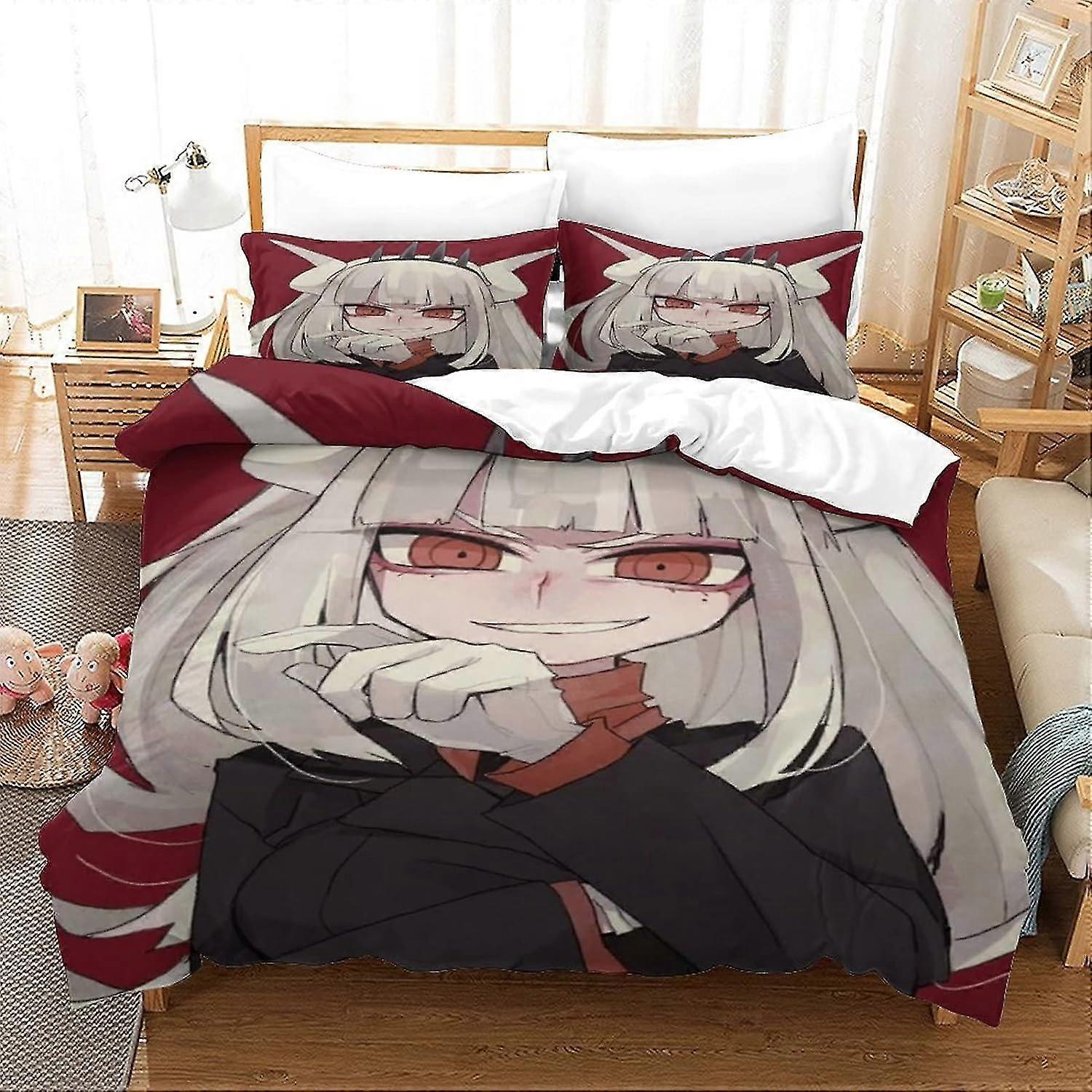 3-Piece Bedding Set with 3D Print Comforter Cover for Teens and Kids, Suitable for All Ages, Soft Microfiber Bedspread