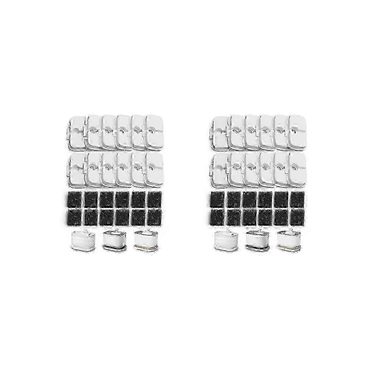 24 Pack Replacement Filters for Wireless Cat Water Fountain, Pet F