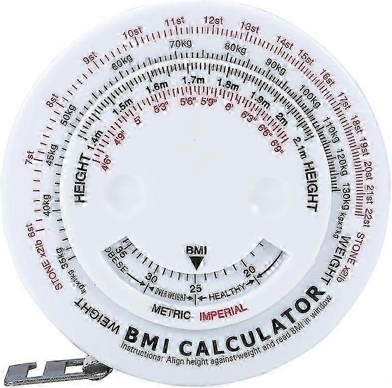 Beauty Body Fat Tester for Measuring Body Mass Index and Fitness Levels with Round Measurement Tool