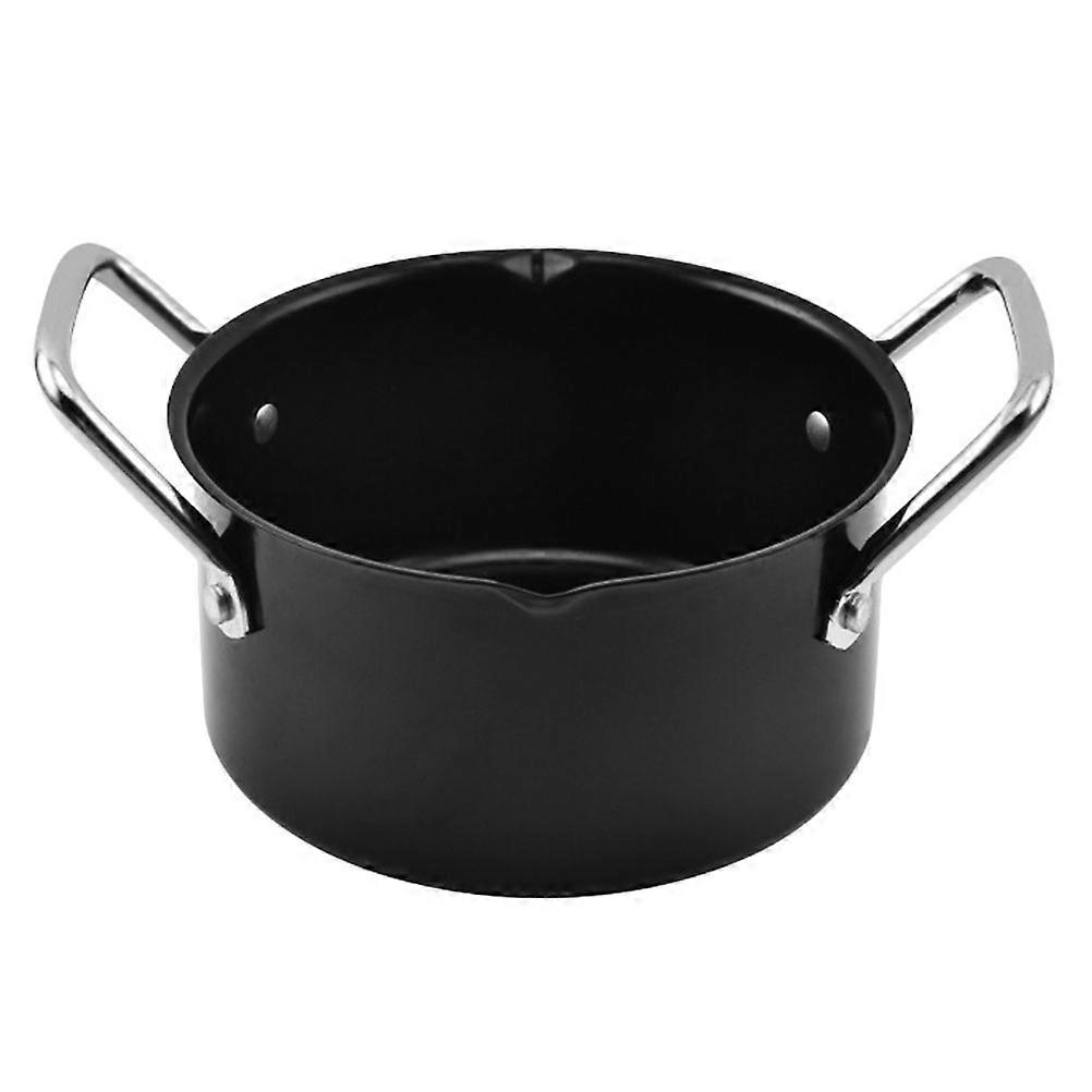 Thickened Steel Outdoor Soup Pot for Camping – Deep Stew Pot with Steel Handle and Non Stick Design for Efficient Cooking of Ramen, Rice, and
