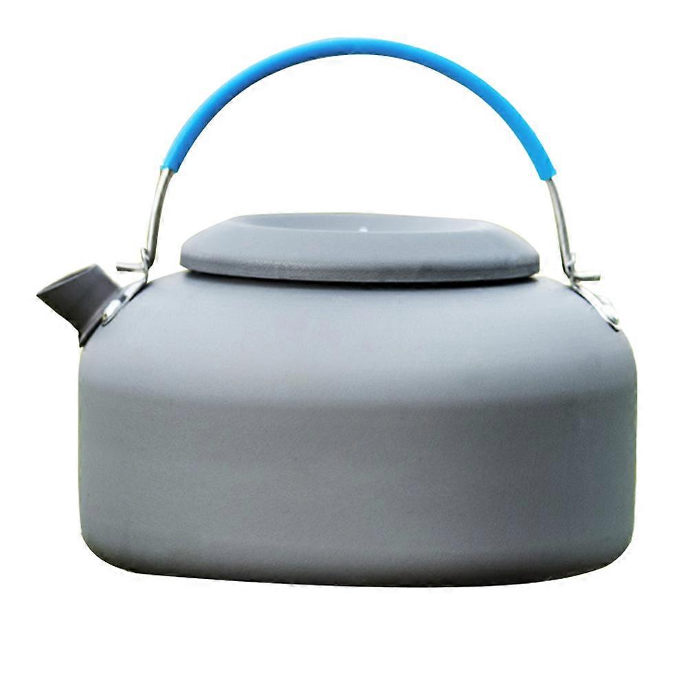 Aluminum Compact Camping Kettle for Travel, Lightweight Outdoor Tea Pot with Smooth Pouring Design for Backpacking and Picnics