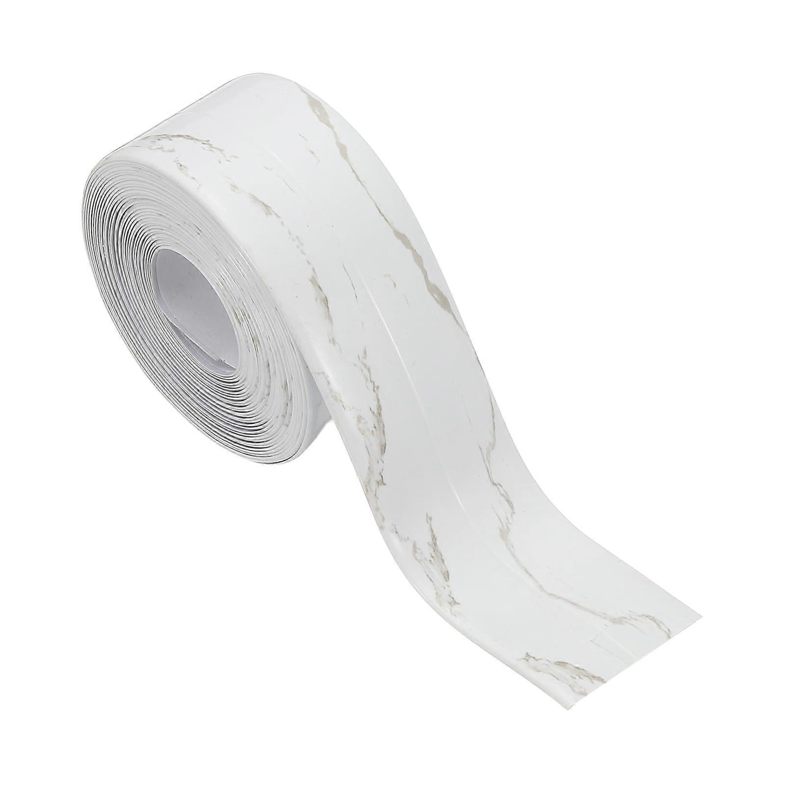 SelfAdhesive PVC Sealing Tape, Waterproof for Bathroom, Kitchen (3.8cm x 5m)