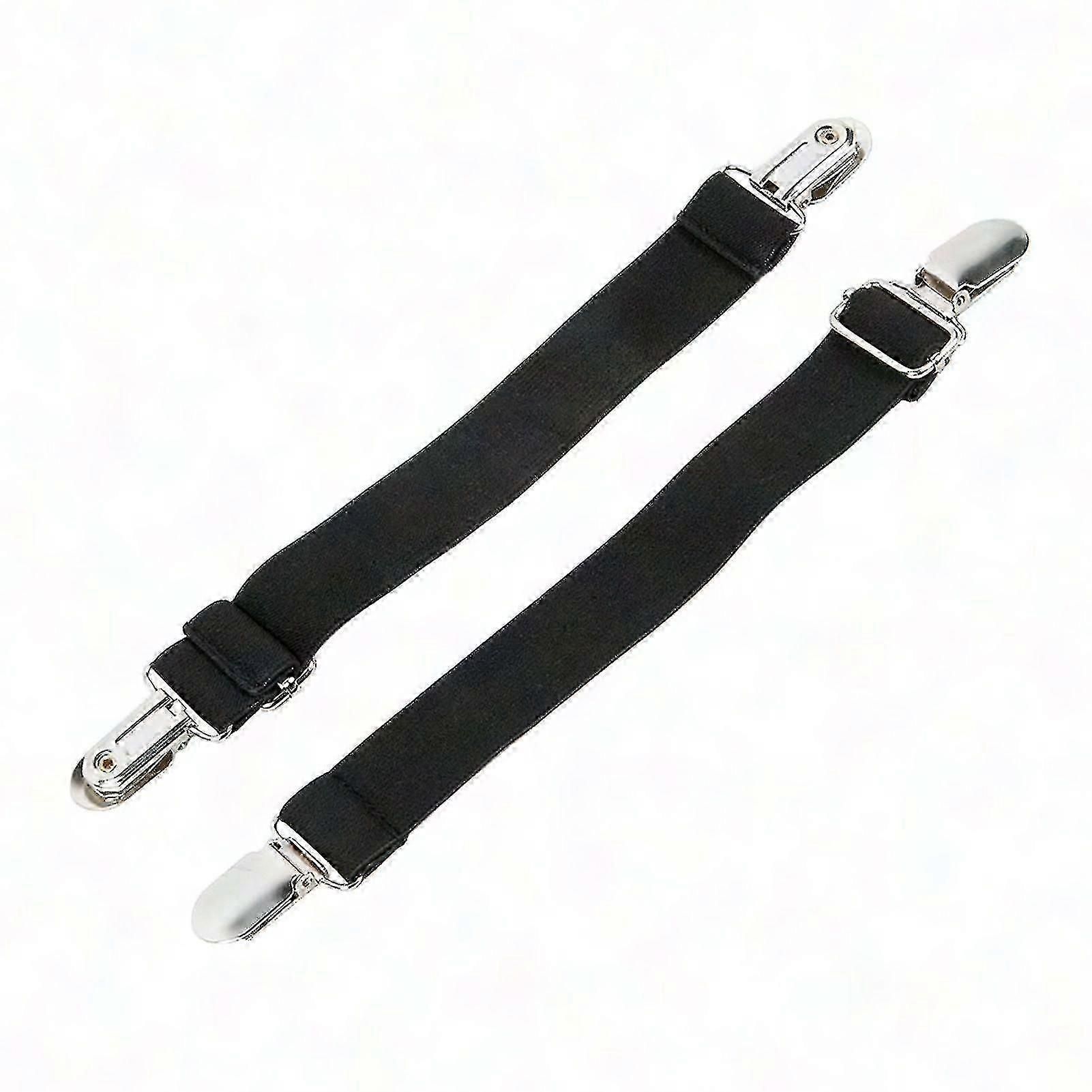Adjustable Elastic Boot Straps for Motorcycle Riding, Pant Leg Clips with Stirrup Design for Secure Fit