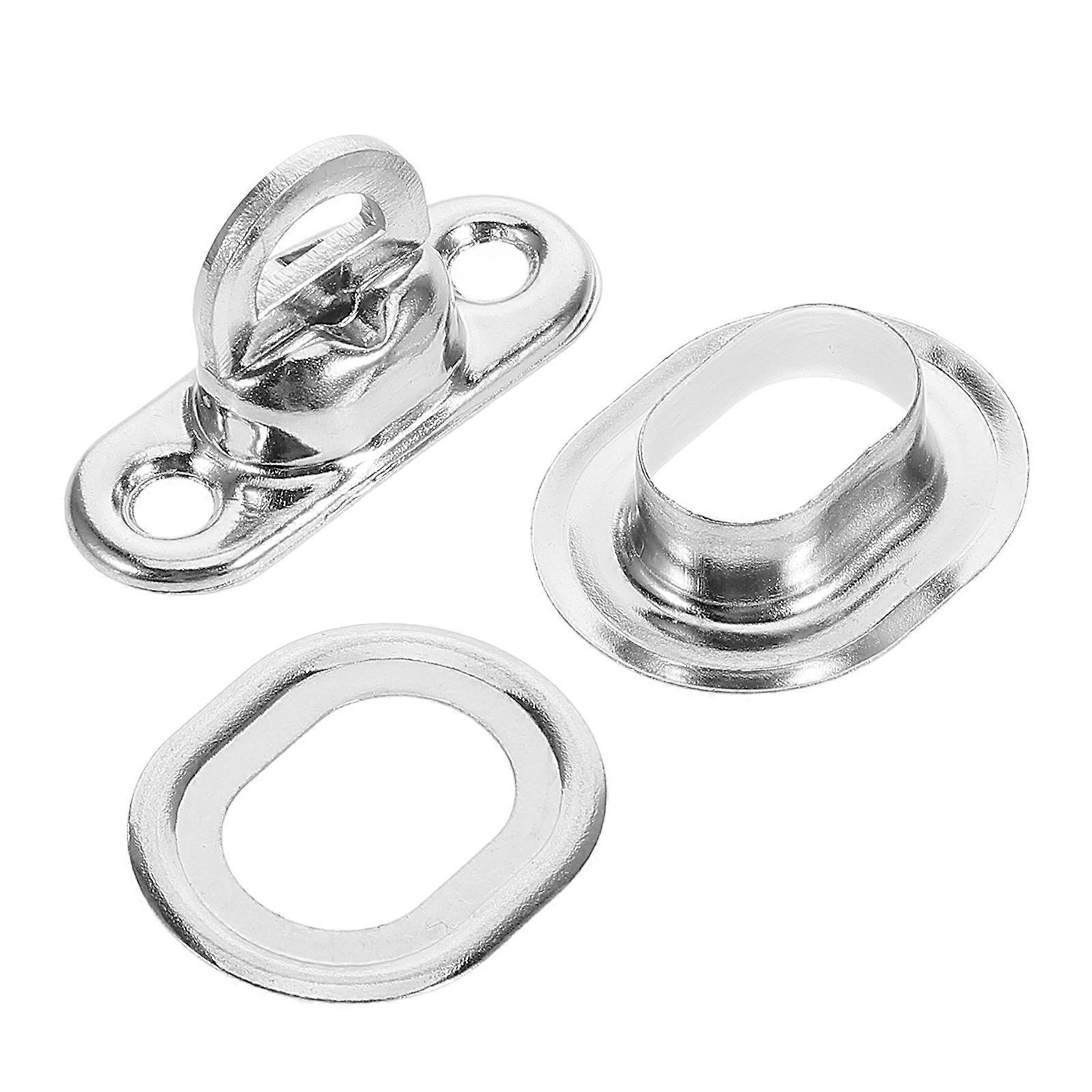 Copper Bag Fastener 1Set Silver Handbag Lock Secure Device for Jewelry Box