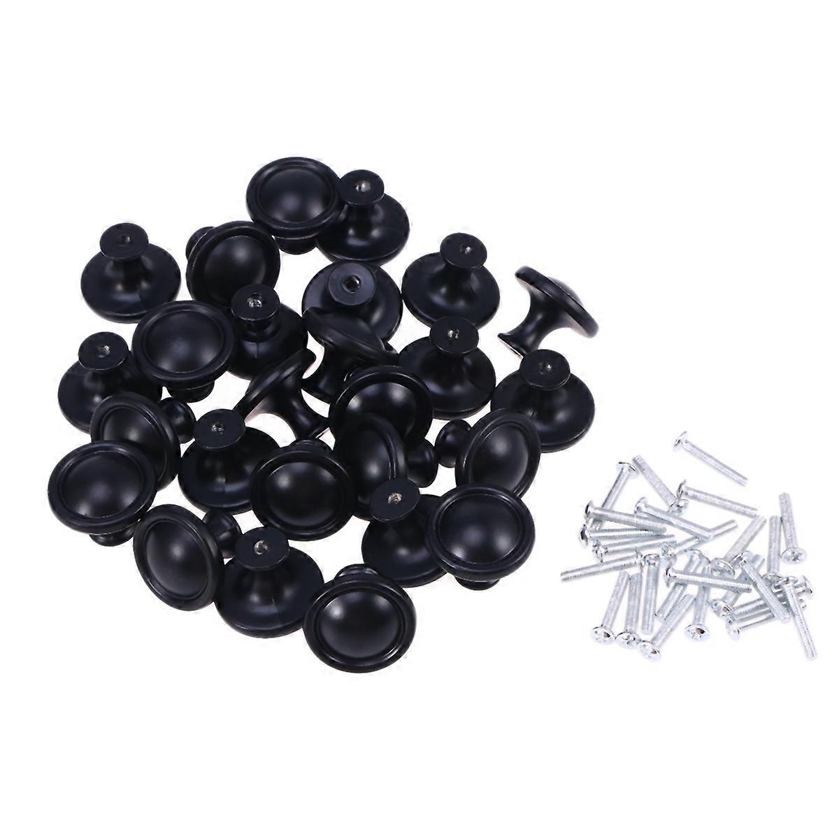 Wardrobe Knobs European Style Door Handle Residential Use Solid Material Durable Structure 25Pcs