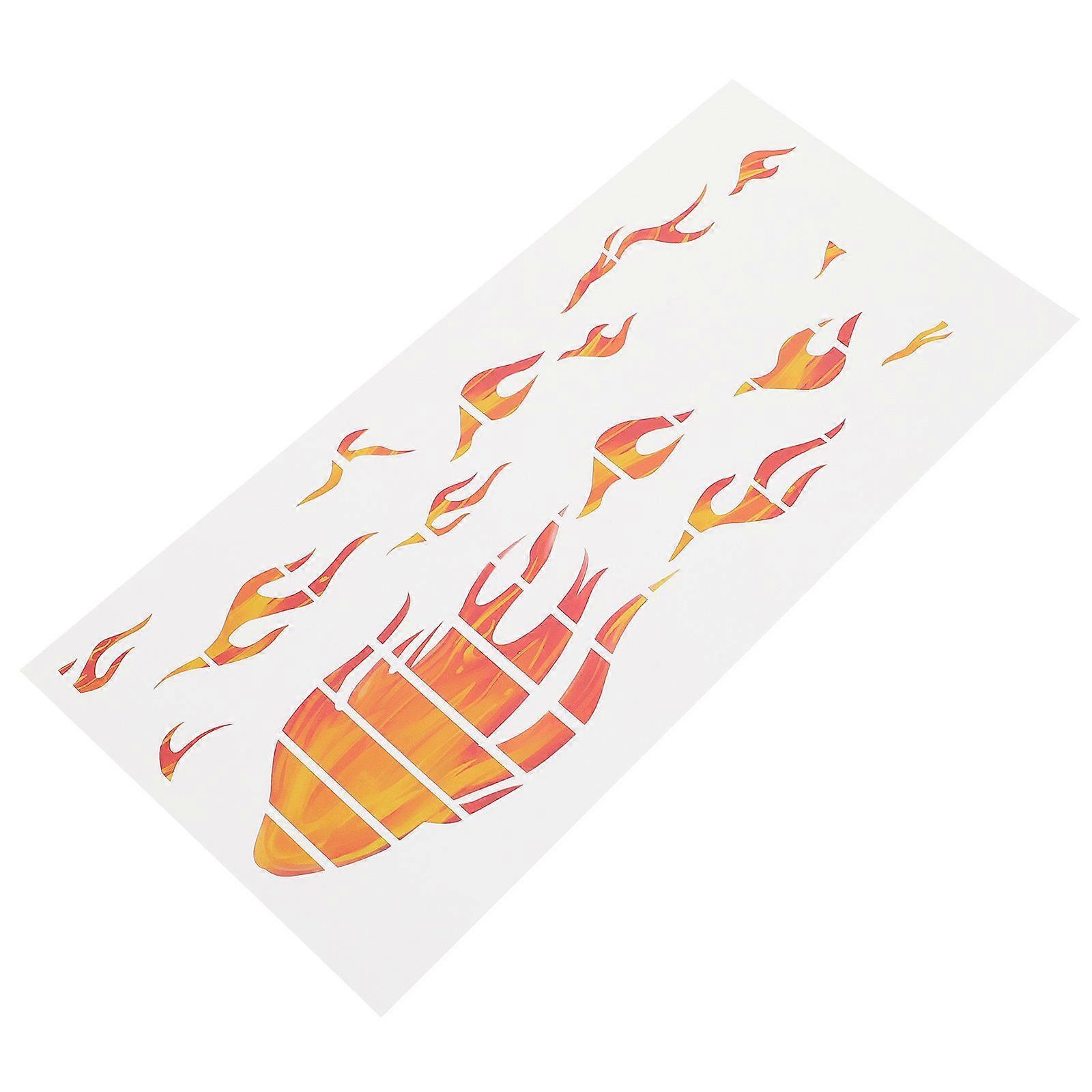 Guitar Fingerboard Sticker Musical Instrumentnote Map Decals Decorative Multi-Colored 22.00X10.00X0.04Cm 1Pc