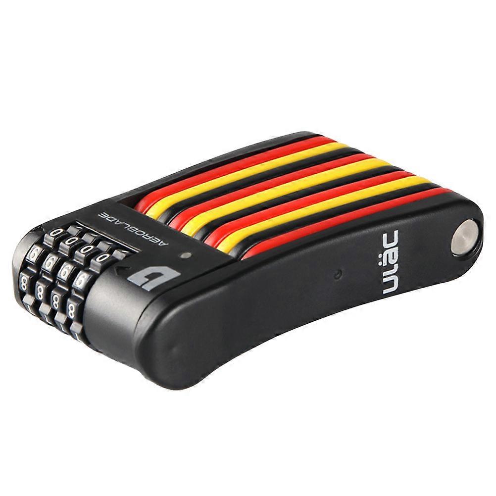 Bike Lock Combination Password Folding Metal Anti-theft Security For Outdoor Use 1Set