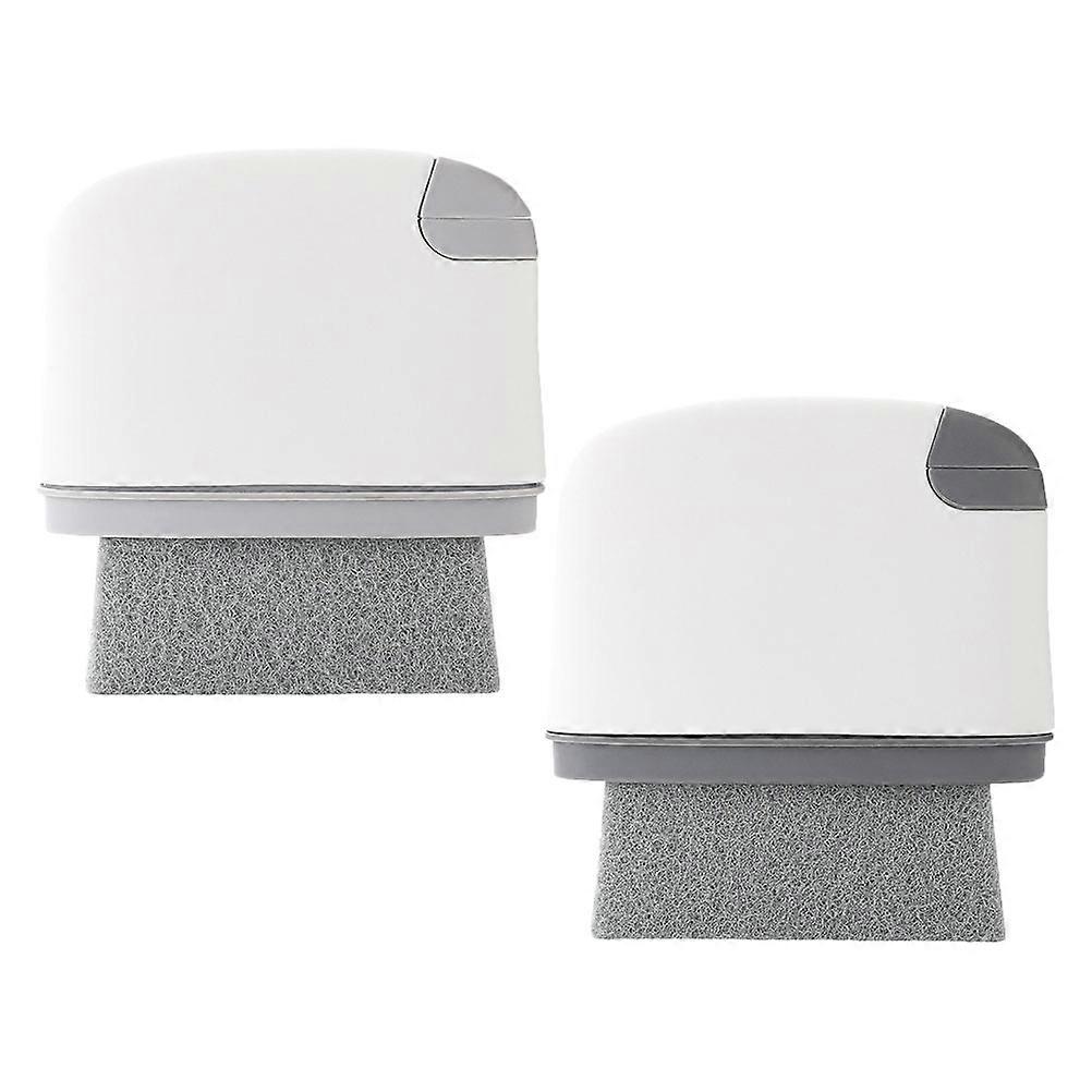 Gap Cleaning Brush Window Groove Cleaning Tool For Sliding Doors Car Vents 13.30X12.40X3.30CM Dust Removal 2Pcs