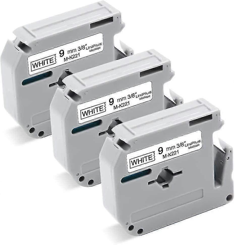 Kompatibilné pásky so štítkami 9 mm x 8 m pre modely tlačiarní Brother PT-55, PT-60, PT-65, PT-70, PT-80, PT-85, PT-9 a M-K221 MK-221