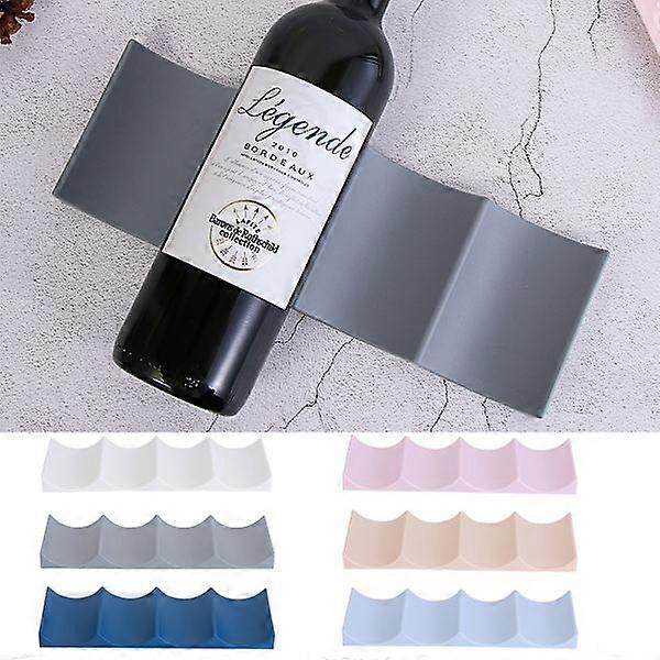 Wine Rack Bottle Storage Shelf LIGHT BLUE light blue