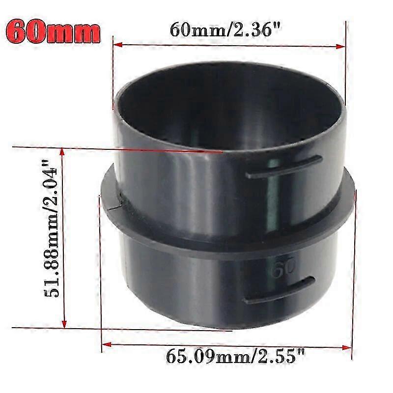 4x 75mm/60mm Car Heater Duct Joiner Pipe Air Diesel Parking Heater Hose Line Connector for Compatible Brands