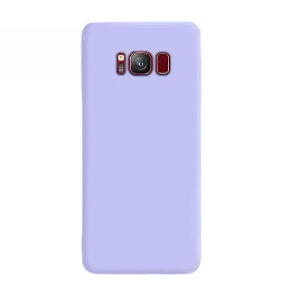 Liquid Silicone Soft Case For Samsung Galaxy (light Purple)