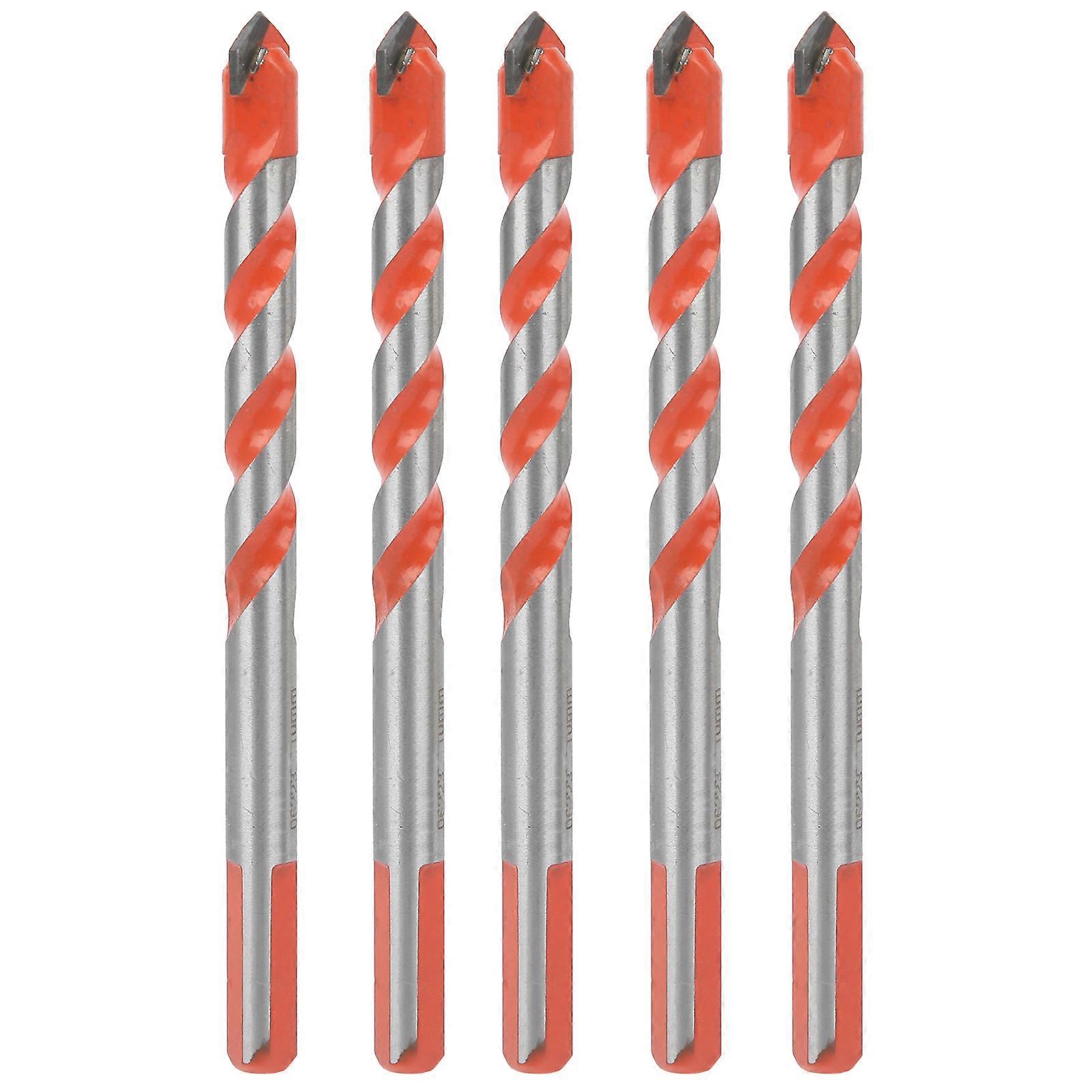 5Pcs Multifunctional Drill Bit Hole Opening Carbide Triangular Handle Hardware Tools