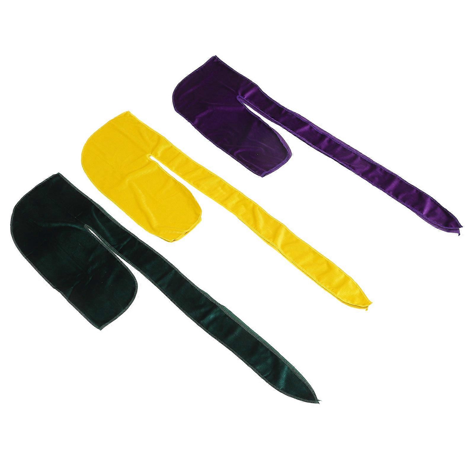 Elastic Wrap Hat Night Hat Chemo Hat Turban 3Pcs