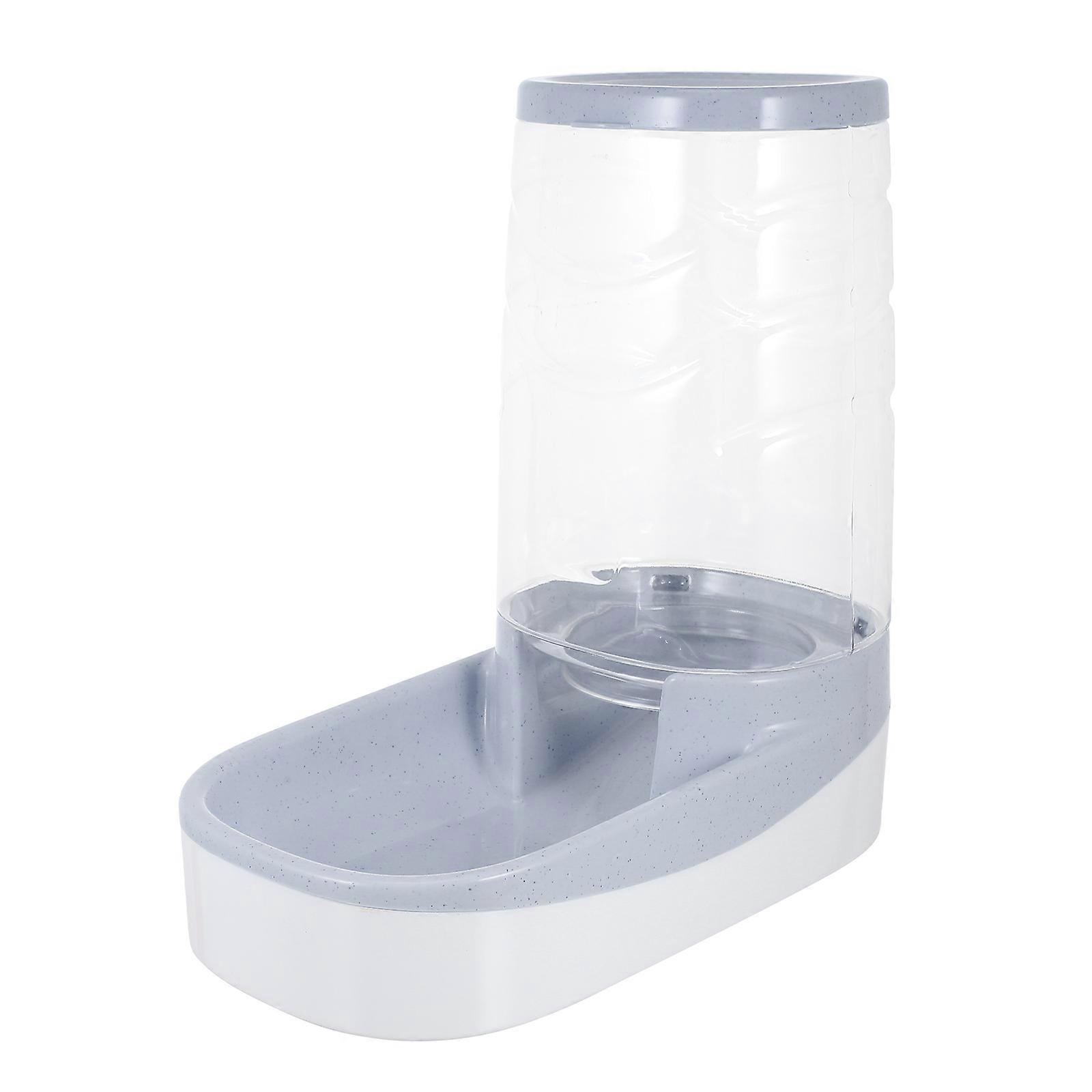 Automatic Pets Feeder Food Container for Pet Cat Dog Simple and Elegant Design 3.8L PP Material 1Pcs