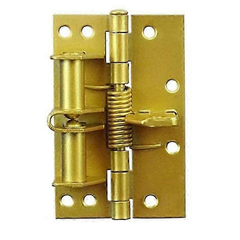 Automatic Door Closer Hinges for Cabinet Wardrobe Multi-Function Detachable Spring Hinges Positioning Door Closer,Gold