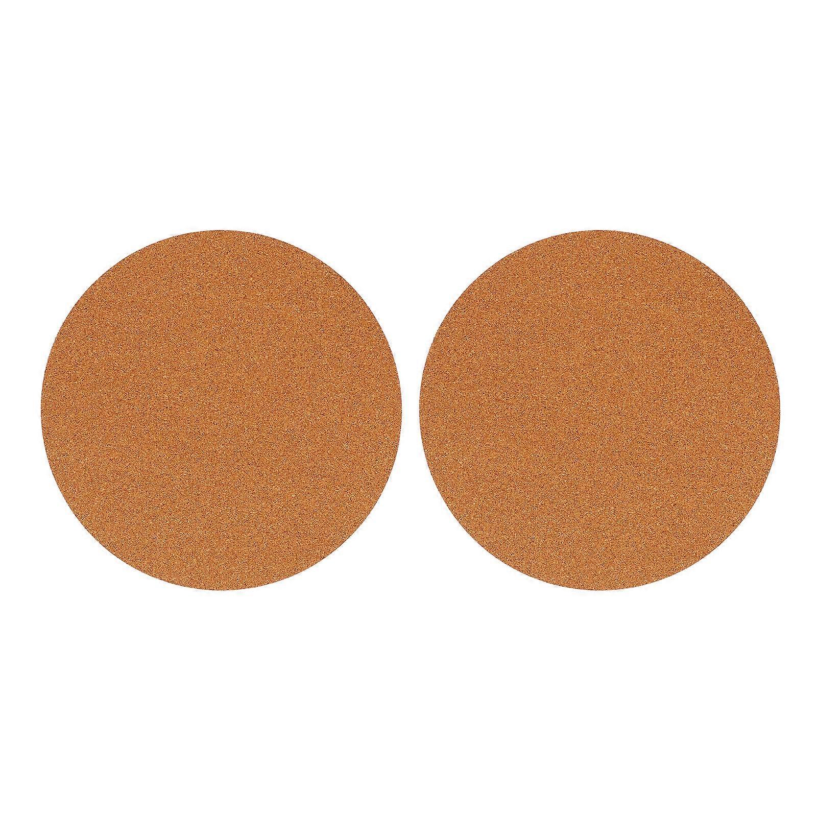 Courtyard Pot Mat Cork Plant Coasters DIY Garden Pad Prevent Water Leakage 2Pcs