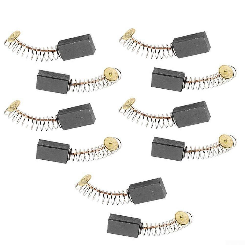 Replacement carbon brushes for electric drill motor, 10 pieces, 14 mm x 8 mm x 5 mm, restores motor function