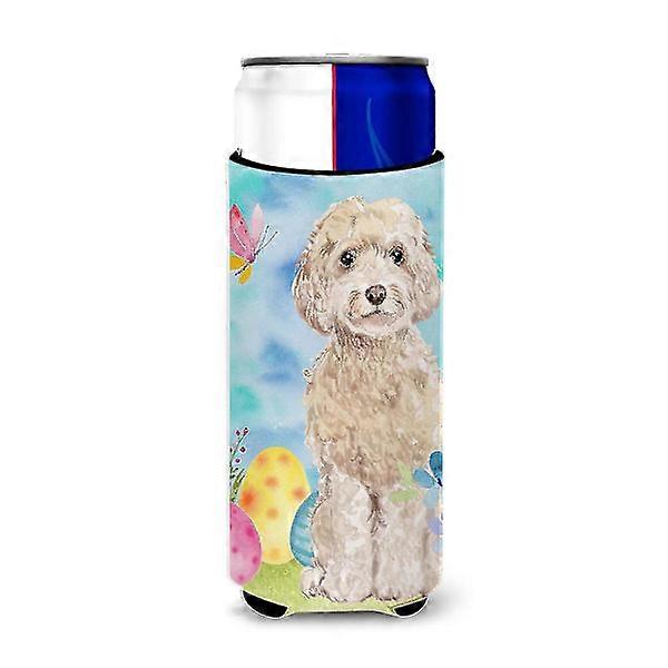 Champagne Cockapoo Easter Michelob Ultra Hugger for Slim Cans