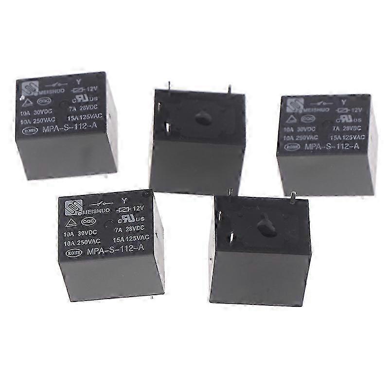 2025 MPA-S-112-A Rice Cooker Relay Computer Board 4 Pin 12V 10A Normally Open Soymilk Machine Rice Cooker Relay 4 Pin
