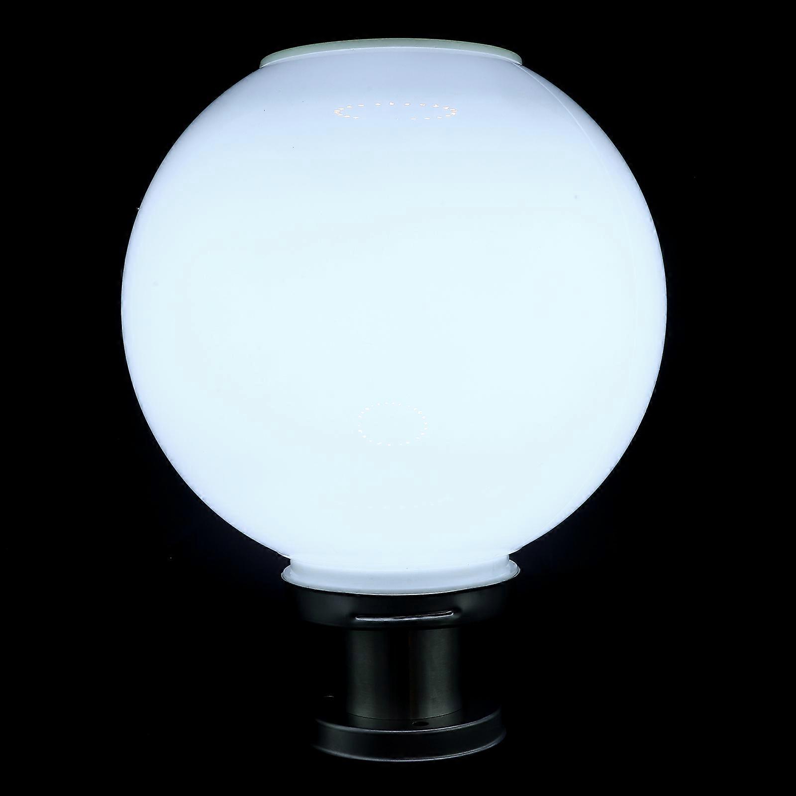 Courtyard Wall Light Solar Powered Outdoor Globe Light Round Shape Modern Style For Deck And Garden 36.00X30.00X30.00CM Long-lasting Use 1Pack