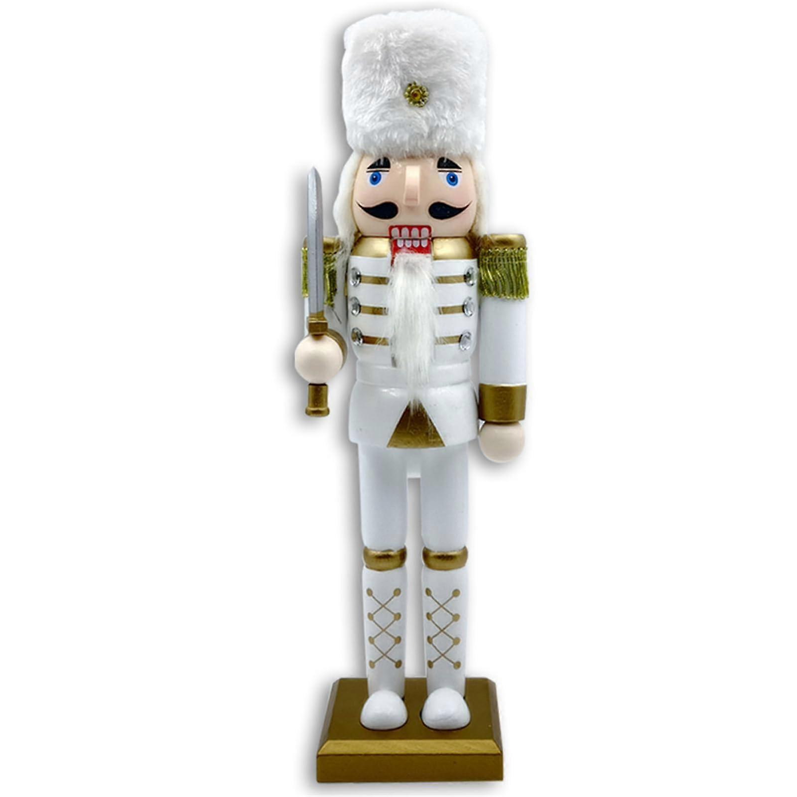 Christmas Nutcracker Ornament Wooden Nutcracker King Soldier Decorations for Christmas Figures Ref: 5551