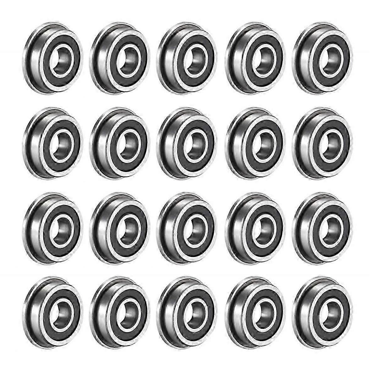 20 قطعة F695-2RS تحمل 5X13X4mm محامل كروية ذات حواف مصغرة ذات أخدود عميق F695RS ل VORON Mobius