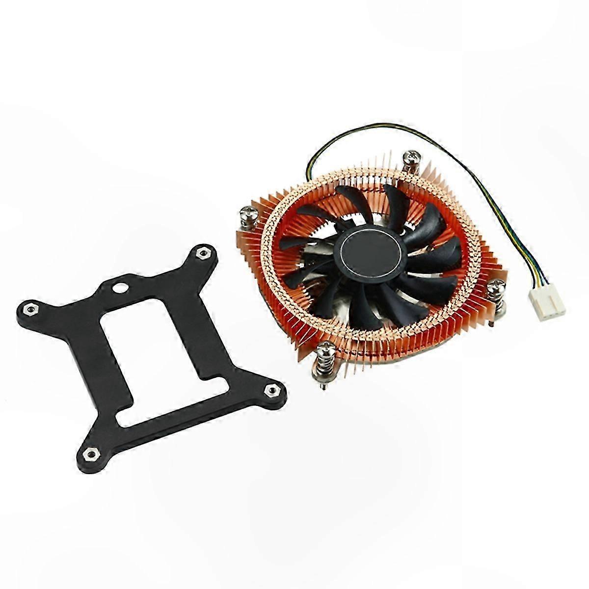 Copper CPU Cooler for HTPC Cases with Quiet Fan Thermal Solution