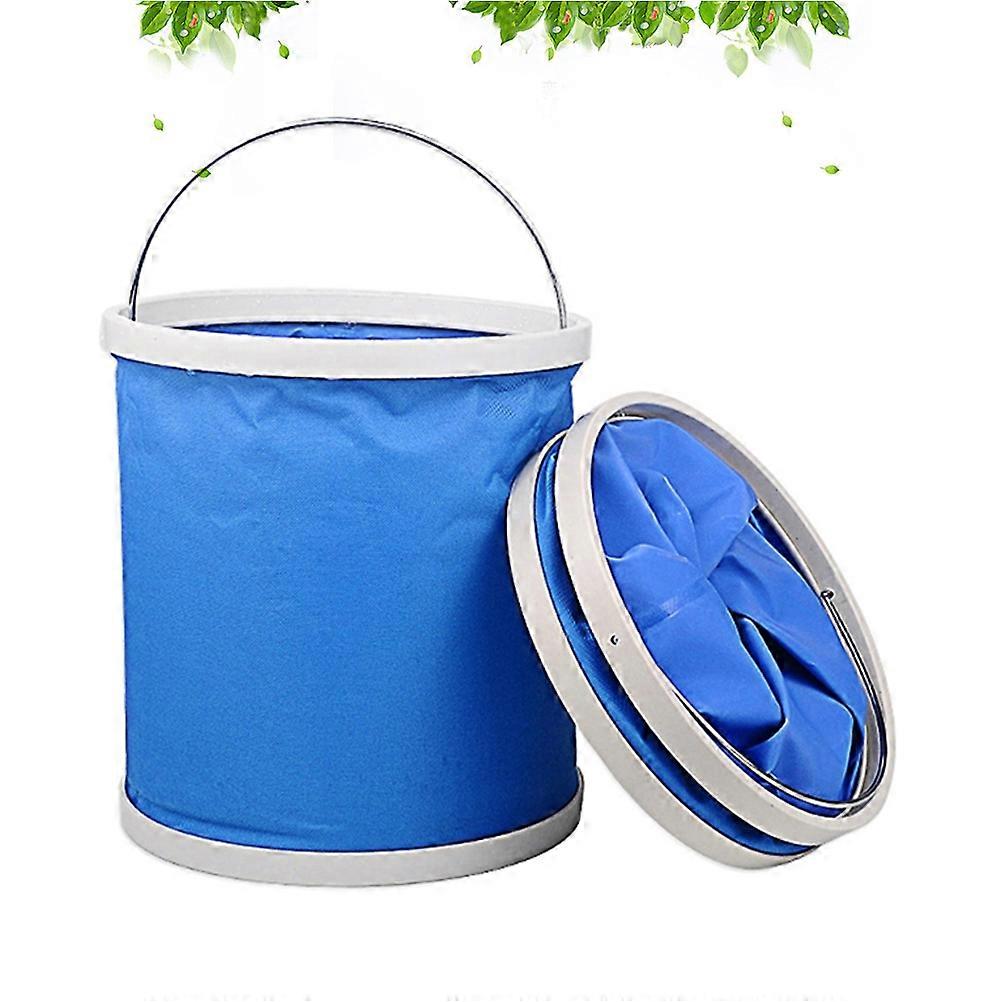 Flexible 9L Outdoor Water Container With Strong Handle Perfect For Camping And Backpacking 2Pcs