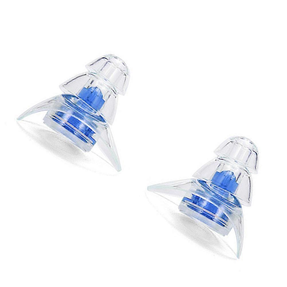 Noise Cancelling Earplug 1 Pair Reusable Silicone Ear Plugs Ideal For Noisy Working Environment Comfortably Fit Blue Ergonomic Design
