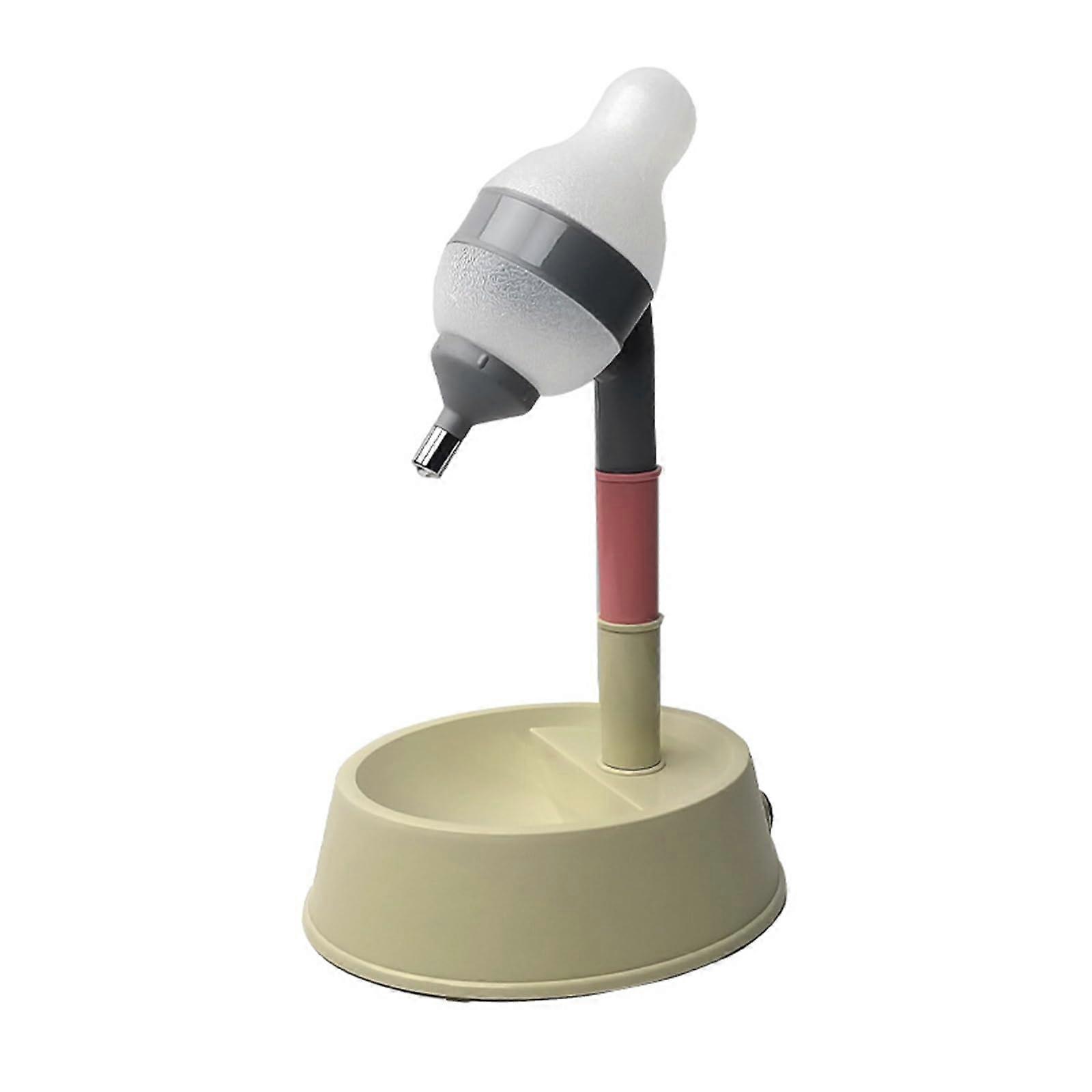 Standing Dog Water Bowl, Adjustable Space-Saving Pet Water Dispenser, Easy to Use, Beige Color