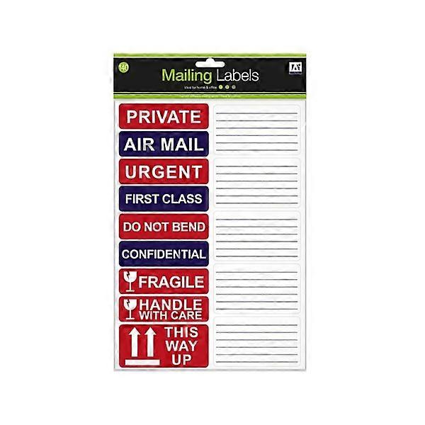 Anker Labels Address Labels (Pack of 140) One Size White/Multicoloured